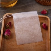 100pcs/lot Corn Fiber Empty Tea bags Teabags food grade PLA Biodegraded Tea Filter