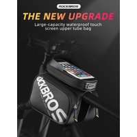 AliExpress ROCKBROS Bicycle Bags with Touch Screen Phone Bag Bike Front Tube Bag 5.8