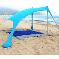 Portable Waterproof Beach Camping Awning Outdoor Canopy Awning Garden Terrace Swimming Pool Shade Sail Camping Shade Cloth