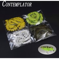 CONTEMPLATOR 6optional colors black streak Rabbit Zonker Strips fly tying materials soft rabbit pelt zonkers saltwater flies