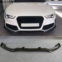 A5 Rs5 Carbon Fiber Front Bumper Lip Splitter Car Body Kit for Audi A5 Rs5 2d 4d 12-16