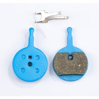 Avid BB5, Giant, Merida Bicycle, Promax Disc Brake, 4 Pairs, Blue Multi Copper Bicycle Brake Pad