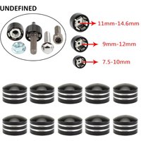 10pcs Motorcycle Twin Cam Bolt Head Cap Schrauben Topper Cover CNC Aluminum For Harley Sportster Dyna Softail Touring Road King