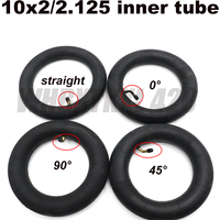 10x 2 / 2.125 10 inch Electric Scooter Butyl Rubber mulit angle Inner Tube E-Scooter Pneumatic Wheel Tire for xiaomi M365