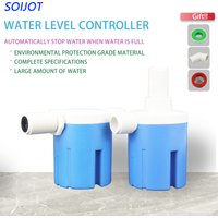 Vanne à flotteur automatique complète de remplacement, pratique et durable, pour le contrôle du niveau d'eau, 1/2'', 3/4'', 1'', anti-corrosion, avec bille en nylon