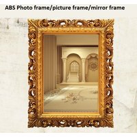 Wall-Mounted Large Photo Frame, Custom Wedding Photo Studio, European-Style Frame, Retro Oil Painting Frame