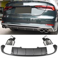 Car Rear Bumnper Diffuser Lip Spoiler for Audi A5 Sline Hatchback 2 Door 2017-2019 Car Rear Lip Spoiler PP