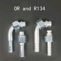 Automotive air conditioning general pipe aluminum joints,aluminum fitting OR 3/8 1/2 5/8,Air conditioning aluminum joint R134A