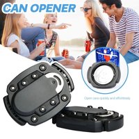 Multifunctional Stainless Steel Can Opener, Portable Corkscrew, Bottle Open, Easy Use, Beer, Drink, Top Resection, ABS, 2in 1