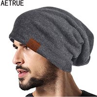 Skullies Beanies Gestrickte Hut Männer Herbst Hüte Für Männer Motorhaube Gorras Schädel Maske Weiche Männliche Balaclava Frauen Winter Beanie Hut Kappe