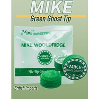 Mike-Green Ghost Billiard Pool Cue, Snooker Cue, Carom Cue Tip, 10mm, 11mm, 12mm, 14mm, S, M, H