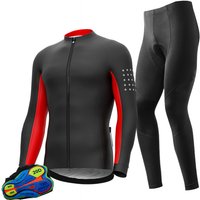 AliExpress Winter Thermal Fleece Men's Cycling Jersey long sleeve Ropa ciclismo Bicycle Wear Bike Clothing maillot Ciclismo