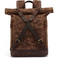 Luxury Vintage Canvas Backpacks for Men Oil Wax Canvas Rucksacks Travel bag Backpack Large Waterproof Daypacks Retro Bagpack