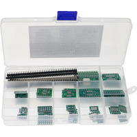 70pcs PCB Board Kit SMD Turn To DIP Adapter Converter Plate SOP8 SOP10 SOP14 SOP16 SOP24 SOP28