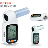 SP70B Digital Spirometer Bluetooth Infrared Mode Lung Breathing Spirometry Diagnostic Software