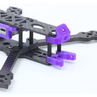 3D Printed Part Antenna Receiver Mount TPU bracket for FPV frame Quadcopter Multirotor Accessories