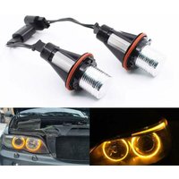 2PCS Angel Eyes Marker Light Bulbs Bright Headlights Replacement Car Accessory For BMW E39 E60 E63 E64 E53 5 6 7 X3 X5