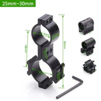 24.5mm tube clamp Figure 8 Fixed clip Glock sight clip Scope clip Hunting accessories Ar 15 accessories clip g2c ar15 airsoft