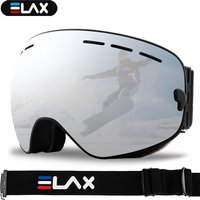 ELAX BRANDNEUE Doppelschichten Antibeschlag-Skibrille Schnee Snowboardbrille Schneemobilbrille Outdoor Sport Googles