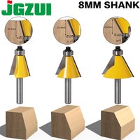 Fraise résistante pour machine à bois, fraise à chanfreiner, tige de 8mm, 15mm, 22.5mm, 30mm