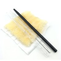 Physic Lab Plastic & Rubber rod with Silk Static Electricity Experiment Friction Electrification Science Teaching Equipment