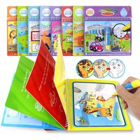 COOLPLAY Magic Water Drawing Book Coloring Book Doodle & Magic Pen Painting Drawing Board For Kids Toys Birthday Gift