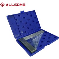 ALLSOME Machinist Woodworking 90 Degree High precision Right Angle Engineer Set Precision Ground Steel Hardened Angle Ruler