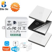 Mini WiFi Licht Schalter Timer Wand panel schalter RF 220V Controller Tuya Smart Leben APP Steuerung Arbeit Mit Alexa für haushaltsgerät