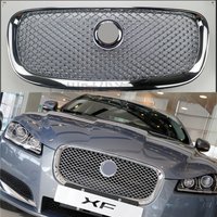 Car-styling 1PC ABS Front Grill Cover Trim Auto Replacement Parts Fit for Jaguar Xf XF 2008-2016 Free Delivery