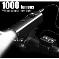 NEWBOLER Bike Light Rainproof USB Rechargeable LED 2000mAh MTB Front Lamp Headlight Cycling Flashlight Bicycle Light Accessories