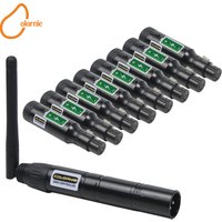 Recharge Battery Receiver 2.4G Wireless DMX512 Controller XLR Transmitter For Disco DJ Party Bar Light