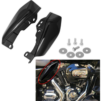 Motorrad glänzend schwarz Mid-Frame Luftab weiser Hitzeschild für Harley Touring Electra Road Street Glide Classic CVO 2015-2018