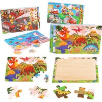 New 30 Pieces Wooden 3d Puzzles Cartoon Animal Jigsaw Puzzle Board Game Preschool Montessori Educational Toys For Children