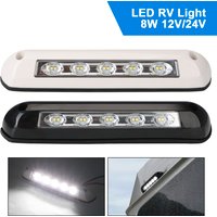 RV Van Trailer Exterior Lamp Waterproof LED Awning Porch Light Caravan Interior Wall Lamps 12V/24V Light Bar