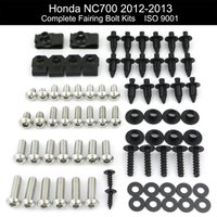 For Honda NC700X NC 700X 2012 2013 Motorcycle Complete Full Fairing Bolts Kit Screws Bodywork Clips Nuts Side Covering Bolts Kit