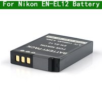EN-EL12 ENEL12 EN EL12 Digital Camera Battery for Nikon COOLPIX AW100 AW110 AW120 AW100s AW130 AW110s W300s KeyMission 170 360