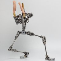 Upgraded Ready-to-assemble PMA-24 24cm high quality stainless steel animation armature puppet for Stop Motion Character