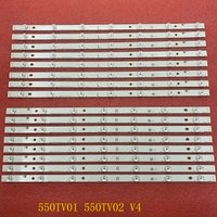 16pcs/set LED Backlight bar For Panasonic TX-55AXW634 TX-55AX630B TX-55AX630E 550TV01 550TV02 V4