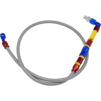 AliExpress NONE Universal Motorcycle Dirt Braided Brake Hose Line Aluminium Brake cable Hydraulic Banjo pipe M10 100/220cm Fit ATV Dirt Pit Bike