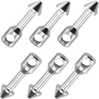 6 PCS 316 Stainless Steel Wishbone Spearfishing Speargun Bands Durable Spearfishing Wishbone Fishing Accessory