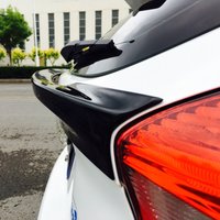 Carbon Pattern Spoiler Wing For Ford Focus MK3 Hatchback ST Line Rear Extension Cover Tuning Middle Lip 2016 Focus Accessories