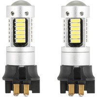 2pcs 12v No Hyper Flash Amber Error Free Pwy24w Pw24w Led Bulbs For Audi A3 A4 Mk7 Golf Cc Ford Fusion Front Turn Signal Light