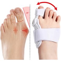 2Pcs Hallux Valgus Corrector Bunions For Toes Corrector Foot Finger Separator Toe Separator Foot Care Haluksy Bunion Corrector