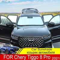 For Chery Tiggo 8 Pro 2024 2025 2023 Car Sunshades UV Protection Curtain Sun Shade Film Visor Front Windshield Cover 8Pcs