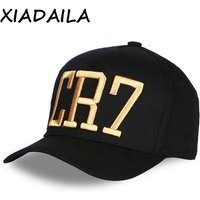 Cristiano Ronaldo CR7 baseball cap cotton adjustable 3D embroidery bone CR7 snapback hat men women casual sports hats