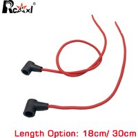 Rcexl Remote Controlled Nitro Engine Glow Plug with AWG 18 Silicone Wire Spring Self-Locking Structure