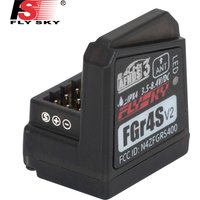 Flysky FGR4S V2 Empfänger AFHDS Single-Antenne Bidirektionaler PWM/PPM/IBUS Ausgangsempfänger für Flysky NB4 PL18 RC Sender