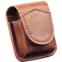 Personality Solid Color Without Pattern Handmade Genuine Leather Lighter Belt Case Waist Bag For Zippo Lighters