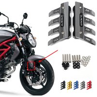 For SUZUKI SFV650 Gladius Motorcycle Mudguard Front Fork Protector Guard Block Front Fender Anti-fall Slider Accessories