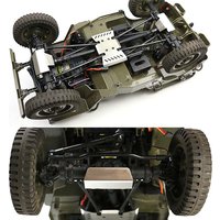 Metal Full Armor Chassis Armor Guard Plate for FMS 1/6 Willis SCALER Climber RC Model Car Upgrade Parts Accessories